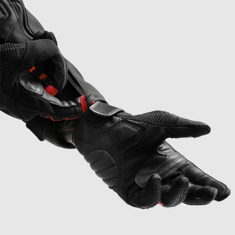 Rukavice na motorku REBELHORN CORE BLACK/RED, letní