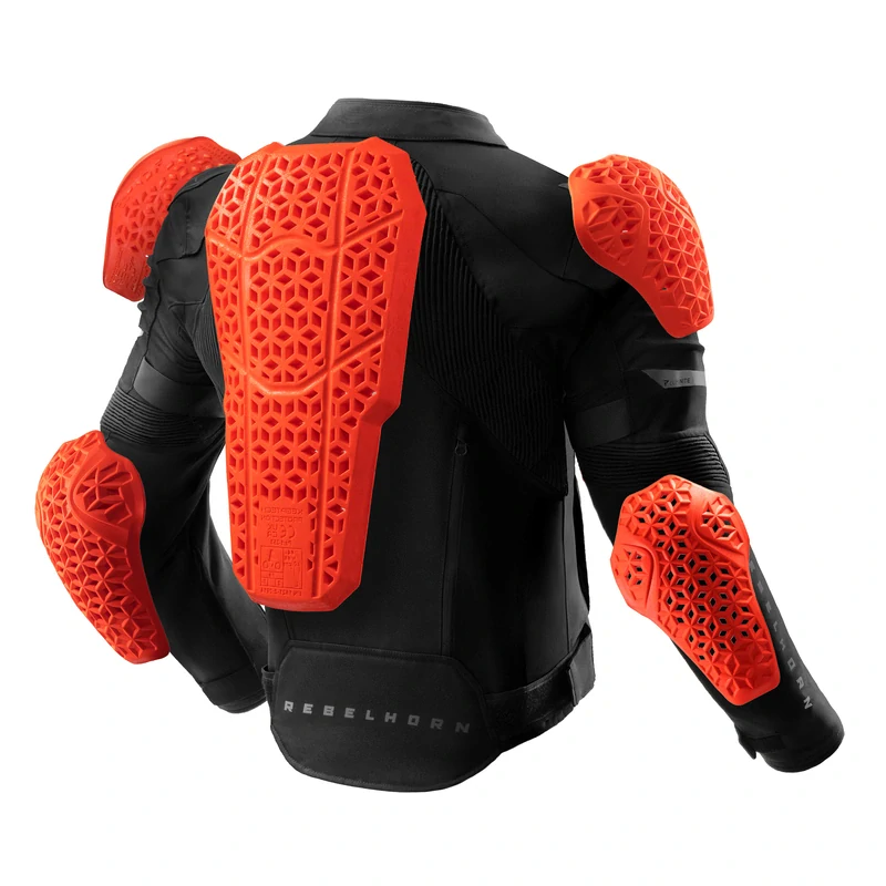 REBELHORN VANDAL 2 BLACK TEXTILE, sportovní textilní bunda na motorku (vyjímatelná membrána)