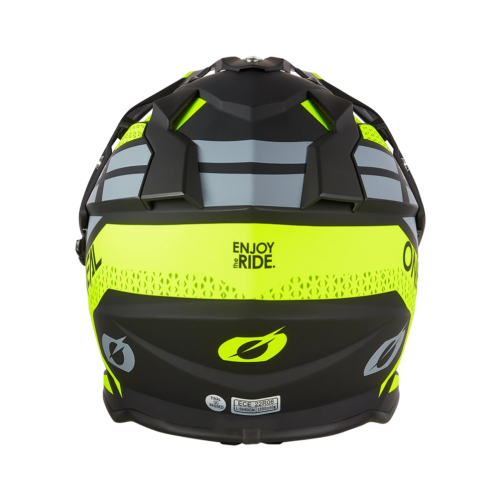 O'Neal SIERRA Helmet R neon yellow/black/gray, enduro helma na motorku