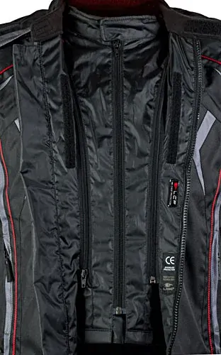 Textilní moto-bunda MBW NEO Red, pánská 3-vrstvá DOPRAVA ZDARMA