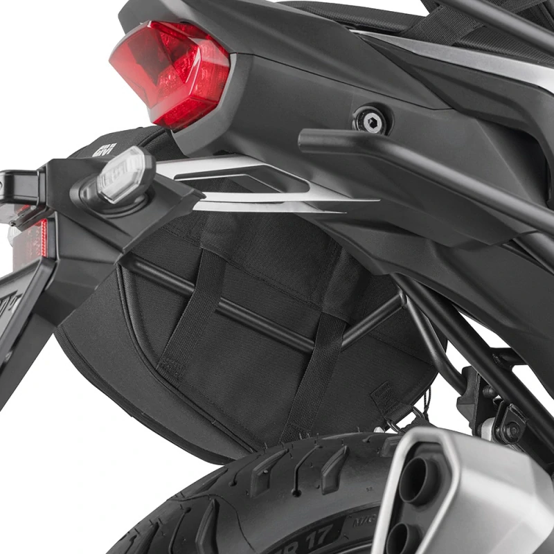 Sedlové brašny na motorku boční GIVI EASY11 černé rozšiřitelné, objem 2 x 18-25 l