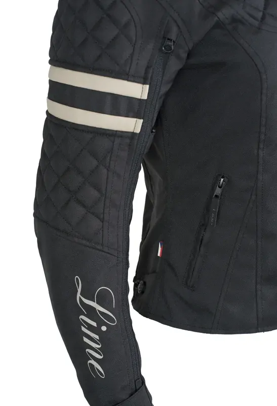 Dámská "retro" bunda na motorku MBW SOPHIA, třívrstvá + DOPRAVA ZDARMA