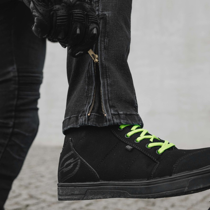 Kevlarové džíny na motorku Ozone HORNET II Washed Black