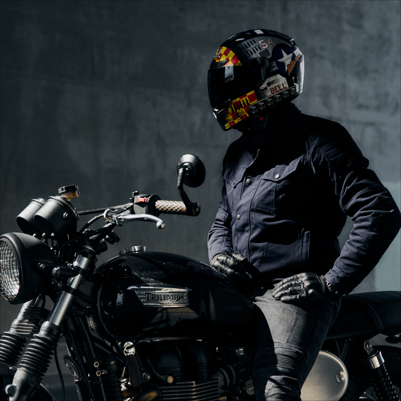 Rebelhorn Hunter Black, Textilní klasická bunda na motorku - výprodej v.XXL