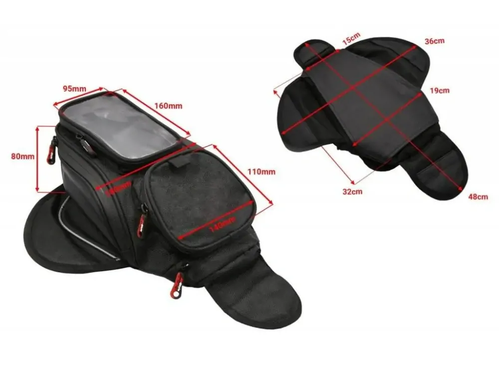 Tankvak na motorku (tankruksak) magnetický TXR, 6L