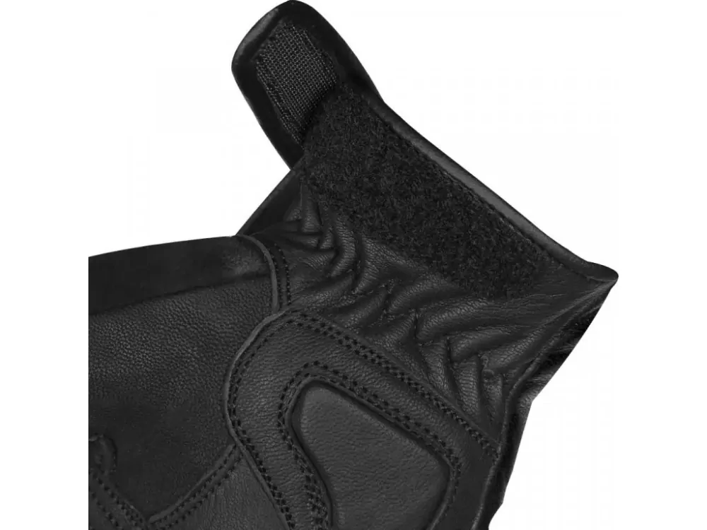 Rukavice na motorku TXR Roko černé, retro klasické moto rukavice