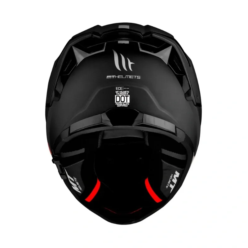 Integrální helma na motorku MT THUNDER 4 SV černá matná FF118SV 