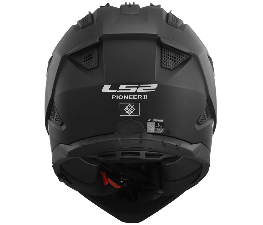 Enduro helma na motorku LS2 MX702 PIONEER II Solid matt black