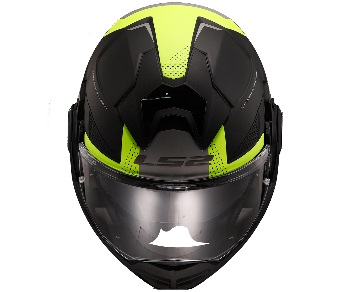 LS2 FF901 ADVANT X OBLIVION Matt Black H-V, překlápěcí helma na motorku