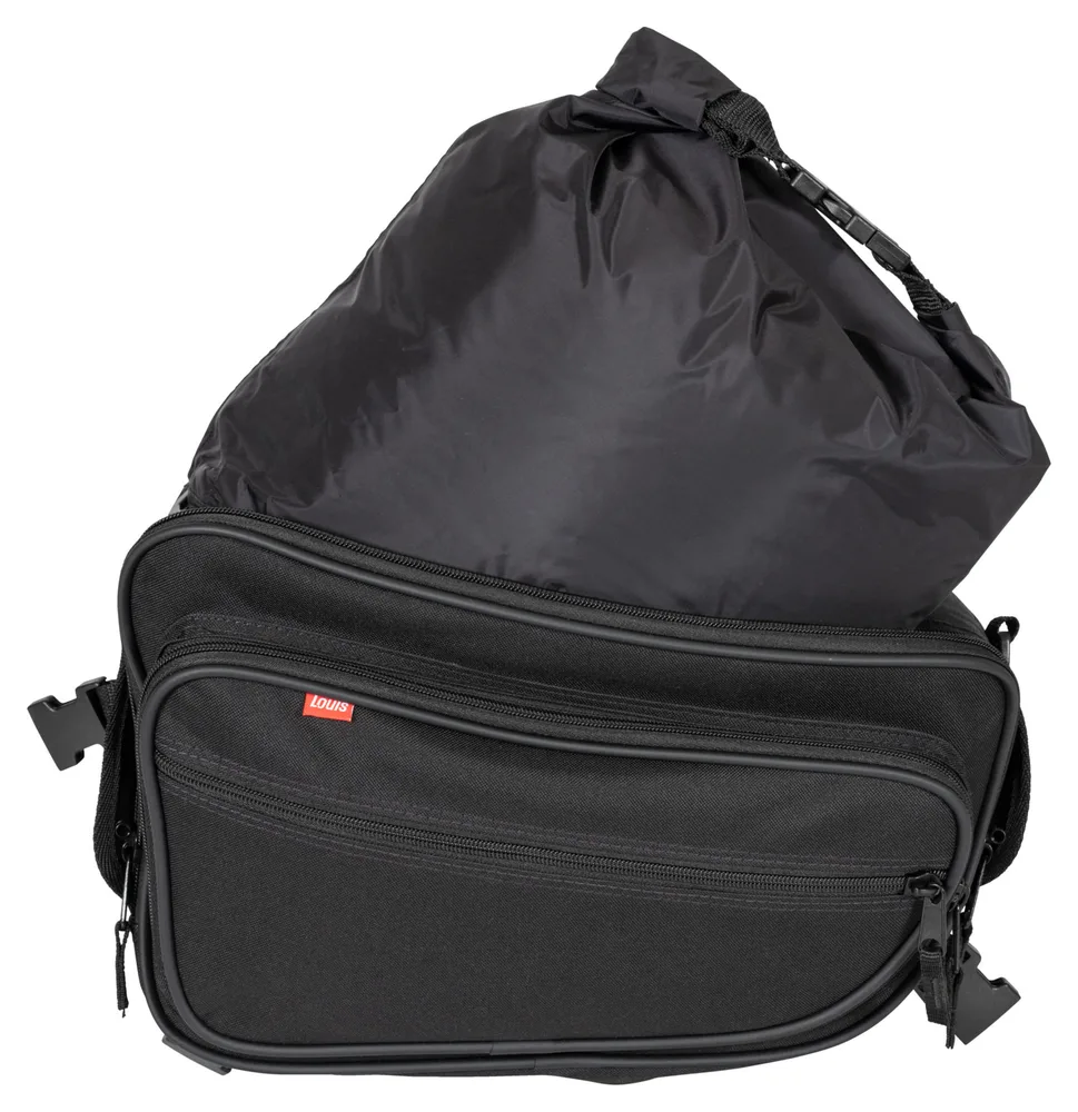 Sedlové brašny na motorku Louis 2x15l textilní, pár
