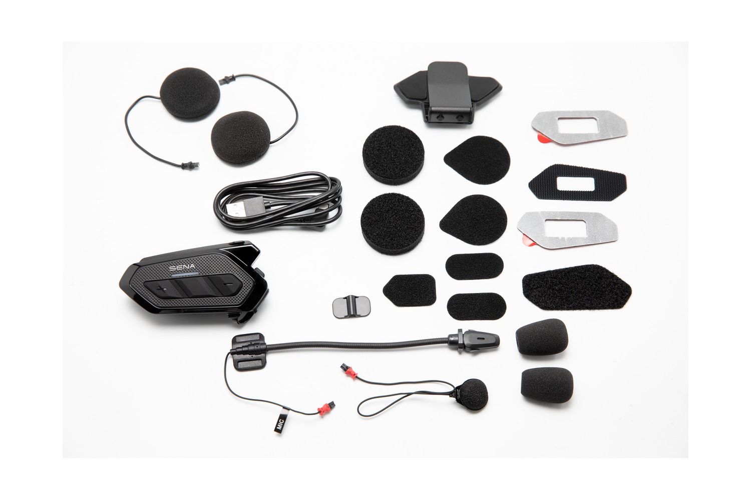 SENA Spider RT1 (dosah 2 km), Mesh interkom do helmy na motorku