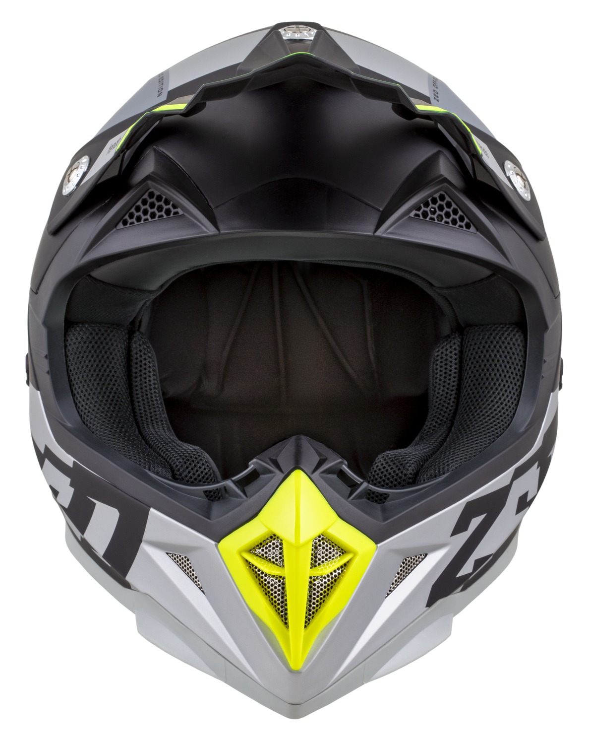 ZED X1.9 TENDO (černá matná/tmavě šedá/světle šedá/žlutá fluo) Motokrosová helma na motorku