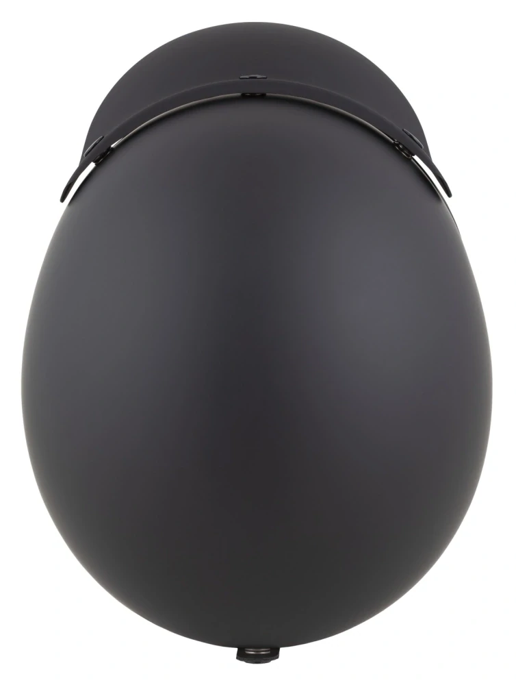 Přilba CASSIDA Oxygen 2.0 Solid (černá matná/tmavě šedá), klasická helma na motorku/chopper