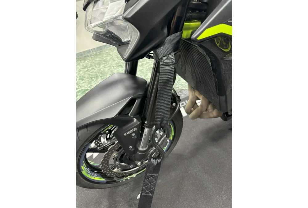 SET pro upevnění motorky SEFIS 40 upínací popruhy 4x kurtna 40mm x 240 cm 4x popruh