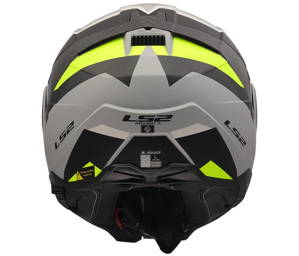 LS2 FF910 ADVANT II TRIPLE Matt Light Grey, překlápěcí helma na motorku