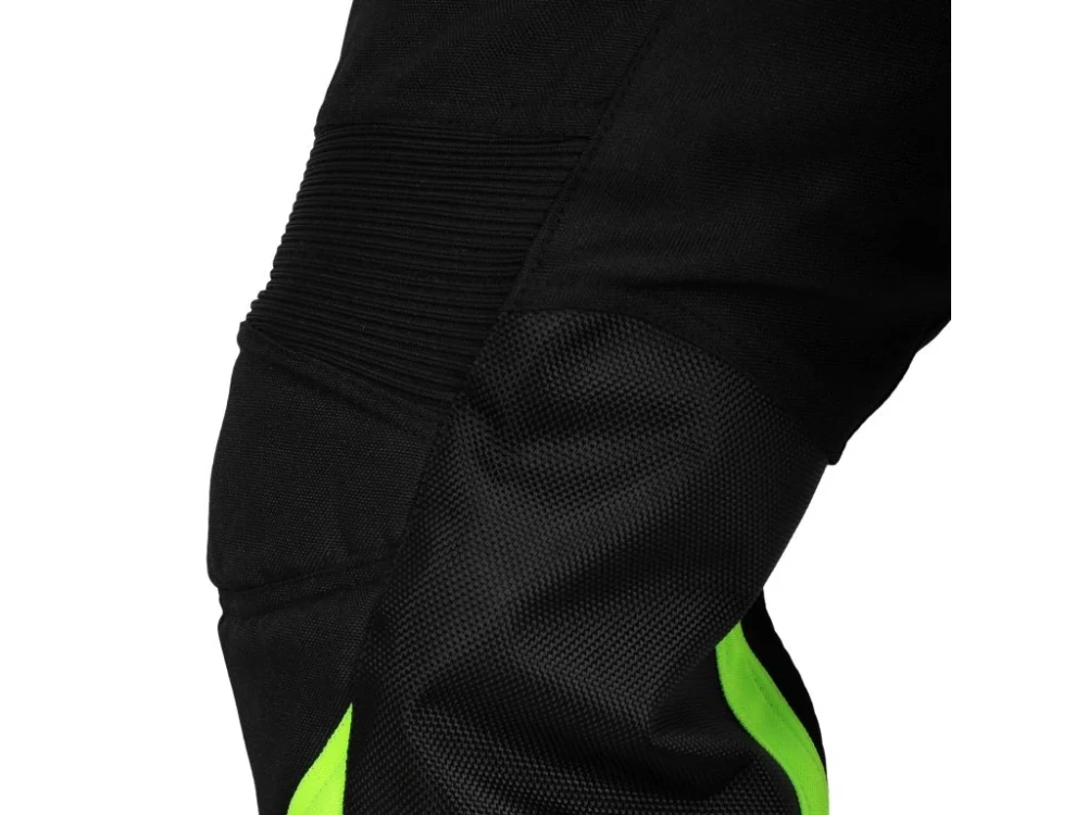 Dětské motokrosové kalhoty na motorku TXR Pulse černo-fluo žluté