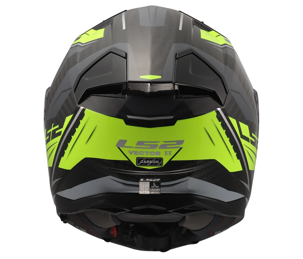 Helma na motorku LS2 FF811 VECTOR II C CARBON SAVAGE Gloss H-V Yellow, lesklá