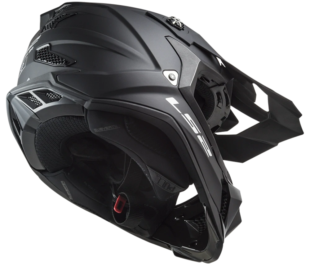 Motokrosová helma na motorku LS2 MX700 Subverter EVO NOIR Matt Black