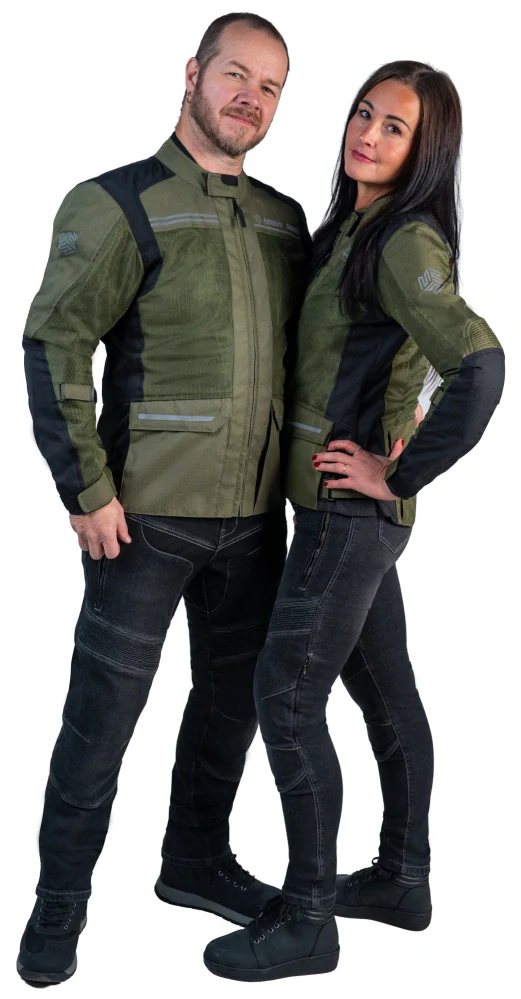 MBW VERANO JACKET OLIVE textilní pánská letní bunda na motorku