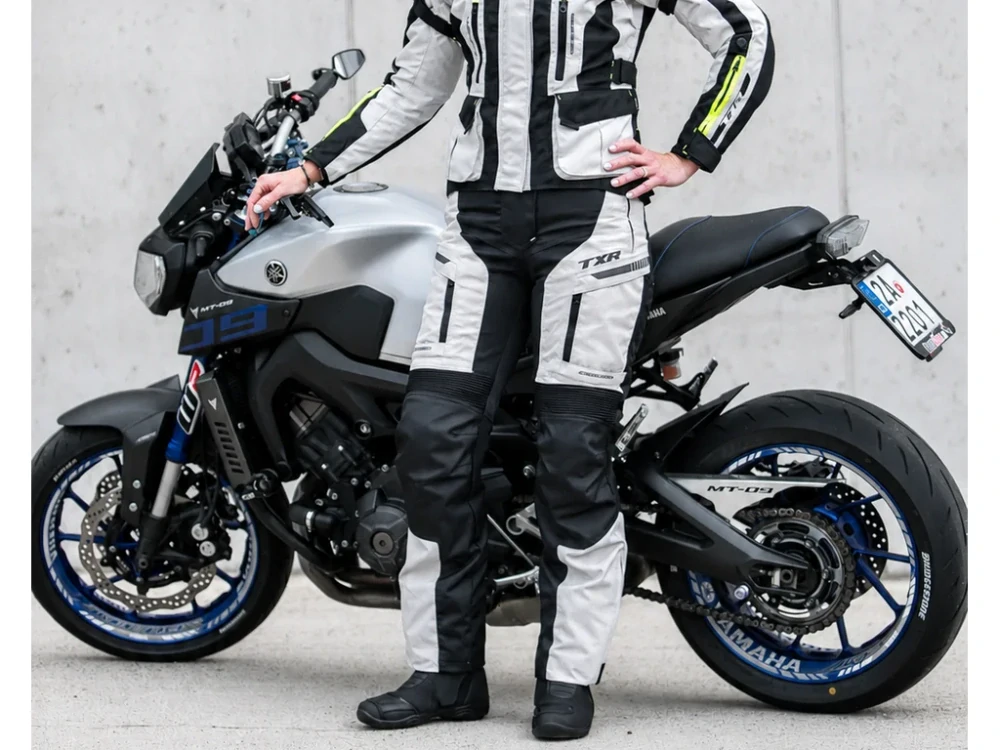 Dámské kalhoty na motorku TXR Expedition černo-šedé