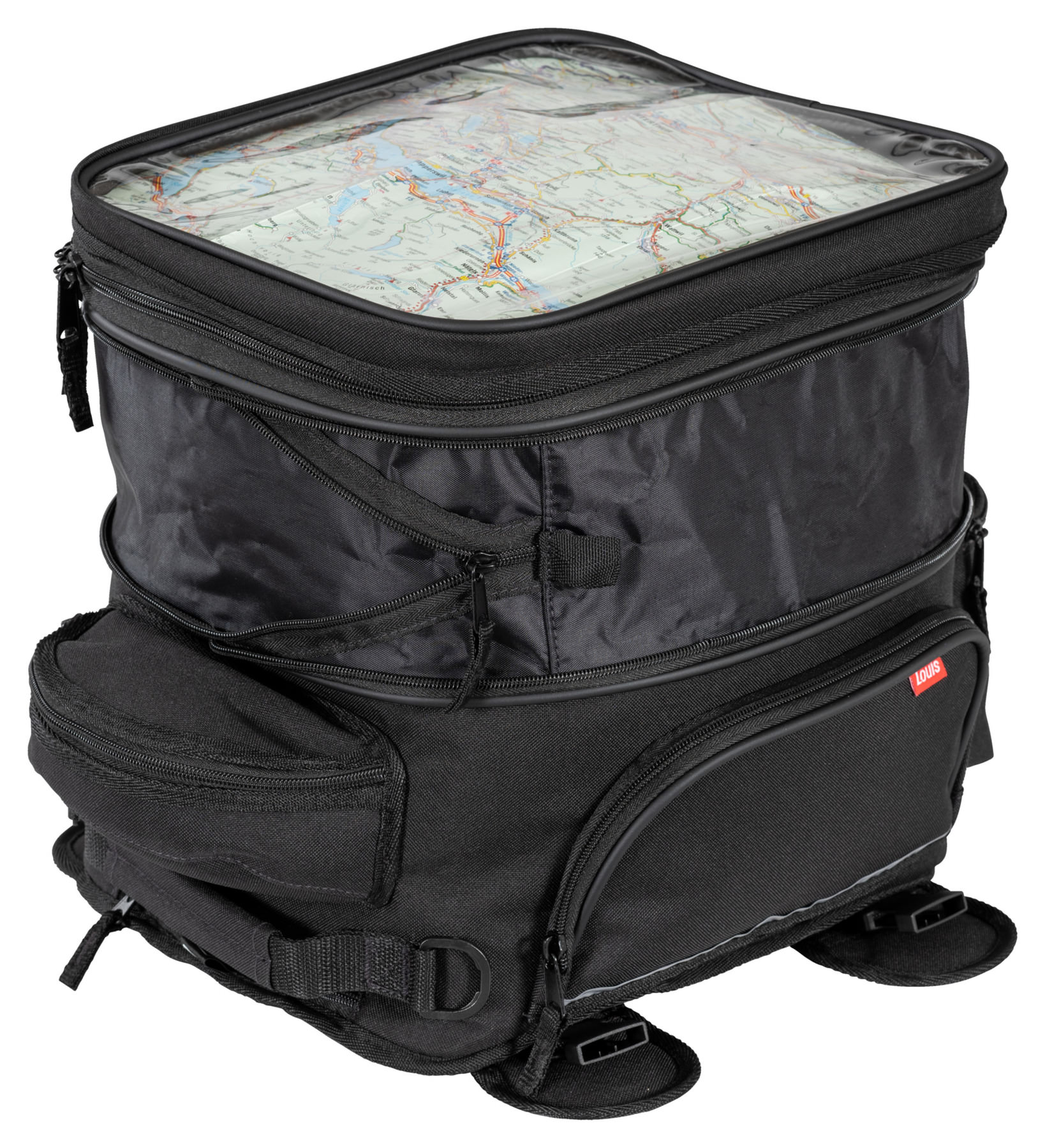 Tankvak Louis 16-25L, magnetický/řemenový tankvak na motorku