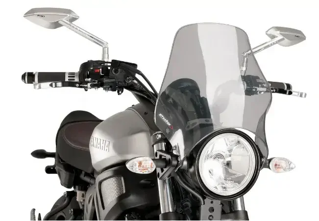 Plexi na moto Puig Universální 0869H NAKED kouřové (motocyklové plexi na naháče)