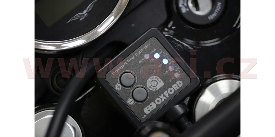 Vyhřívané gripy (rukojeti) Oxford Premium Retro EL693