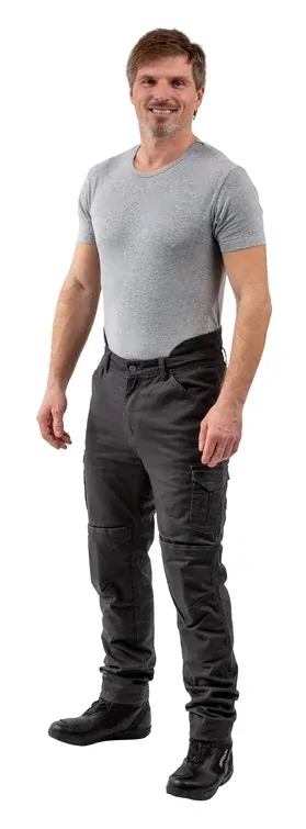 MBW DORIAN pánské kalhoty na motorku s kevlarem, kapsáče + DOPRAVA ZDARMA