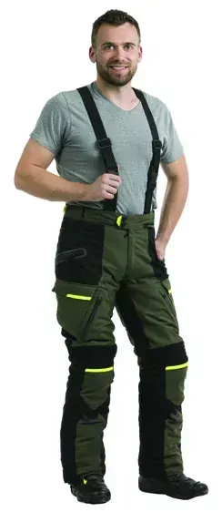 MBW MEMPHIS PANTS GREEN textilní 3-vrstvé kalhoty na motorku, DOPRAVA ZDARMA