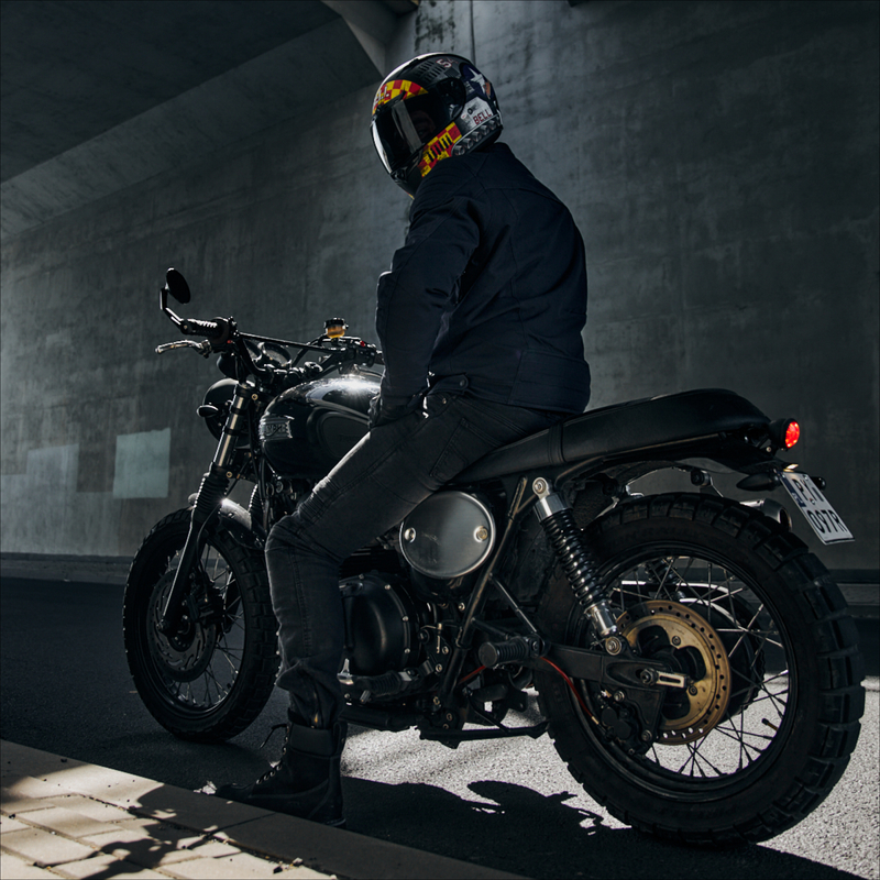 Rebelhorn Hunter Black, Textilní klasická bunda na motorku - výprodej v.XXL