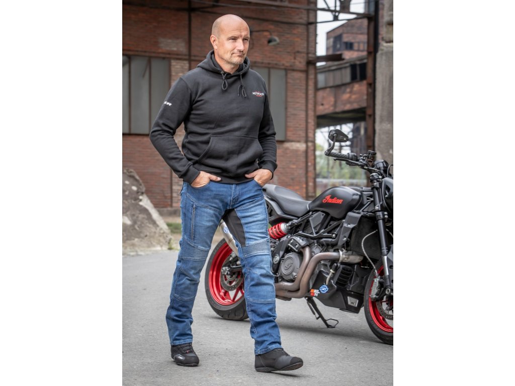 Kevlarové jeansy na motorku TXR Patriot Pánské světle modré