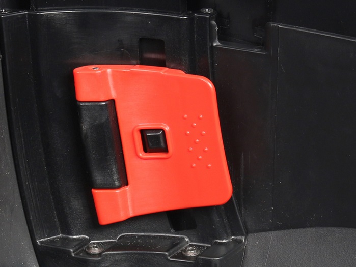 Vrchní kufr na motorku SHAD SH58X karbon (rozšiřitelný koncept) se zámkem PREMIUM (s plotnou)