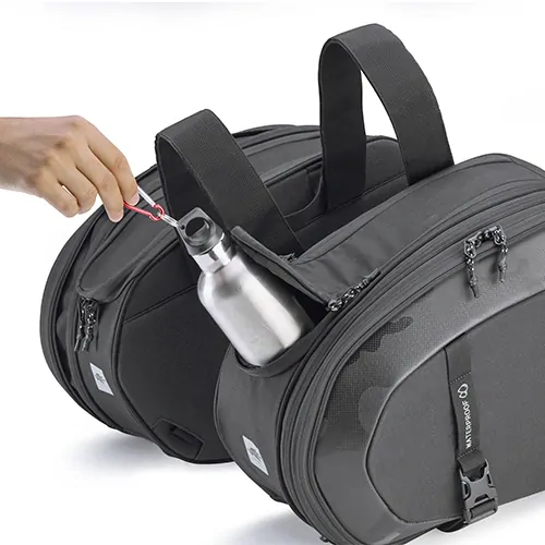 Brašny na motorku KAPPA DR05 DRIFTER 2 x 20-26L pár, sedlové moto brašny