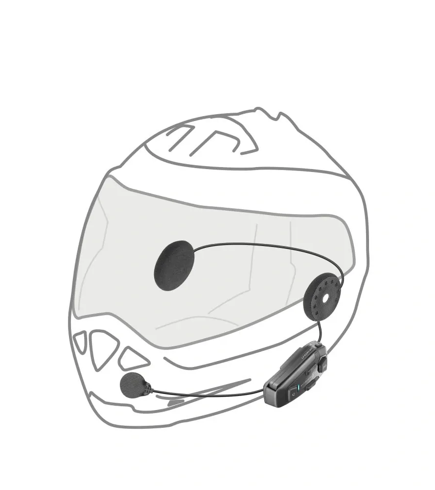 Interphone U-COM8R Single Pack, Bluetooth interkom na moto MESH