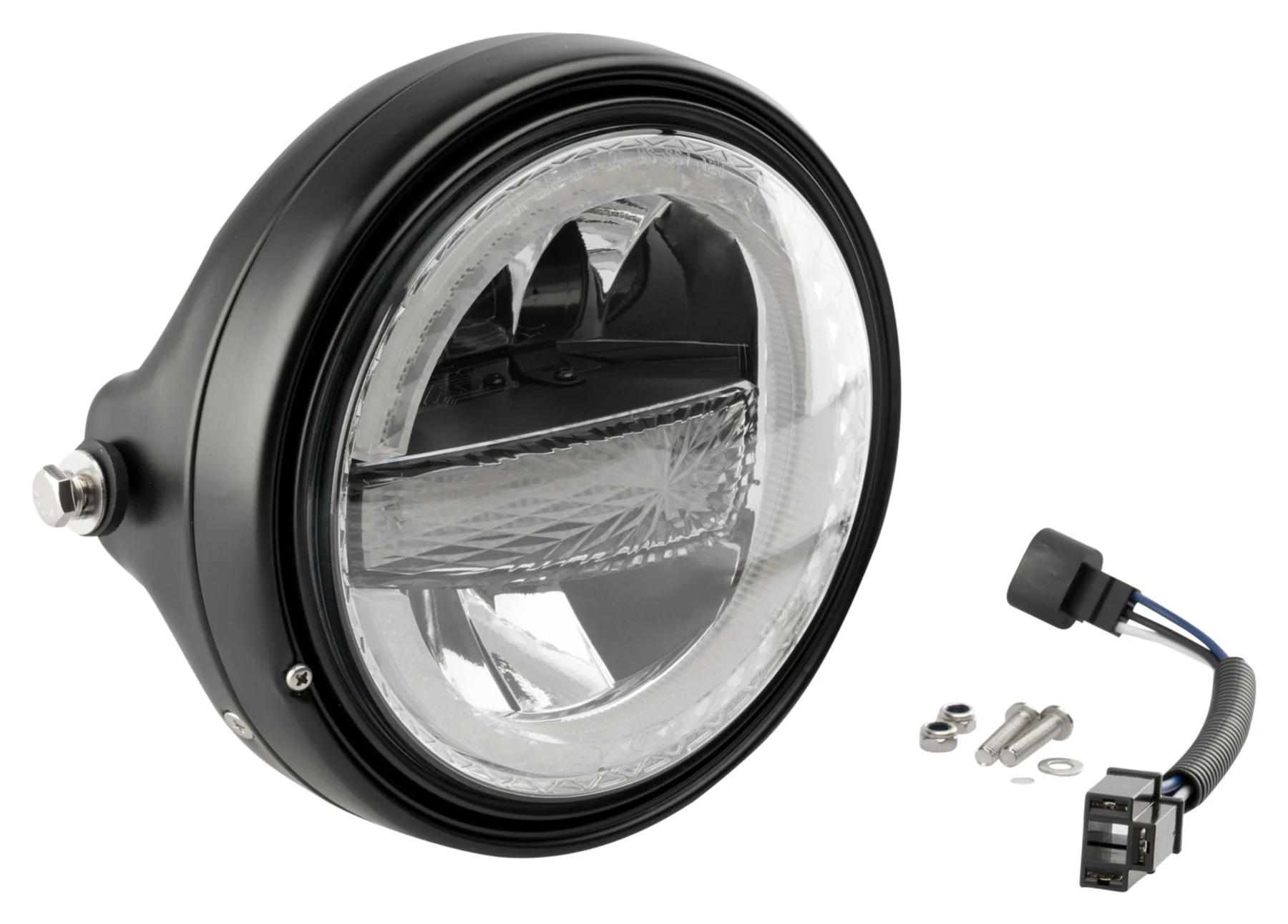 Přední (hlavní) světlo na motorku LED PUIG *LUMEN R* 20818N, 200 mm