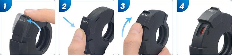 USB moto zásuvka "SLIM" na řidítka, 2x USB zásuvka na motorku 