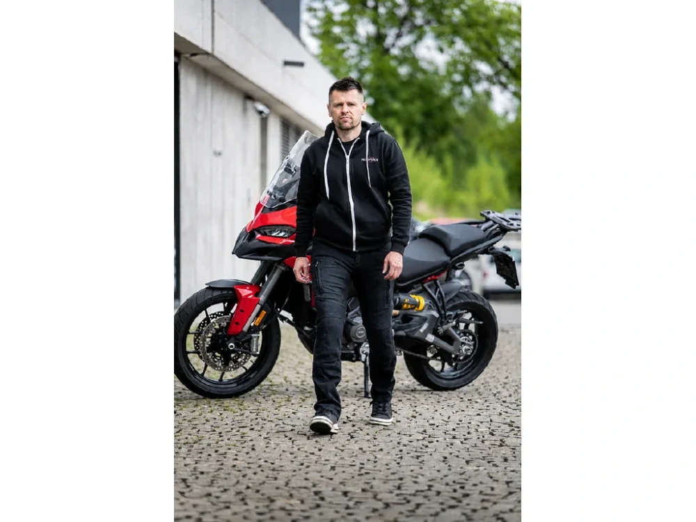 Kevlarové jeansy na motorku TXR Patriot Pánské černé