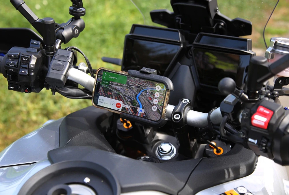 Držák telefonu na motorku SEFIS RW + s antiotřesovým adaptérem