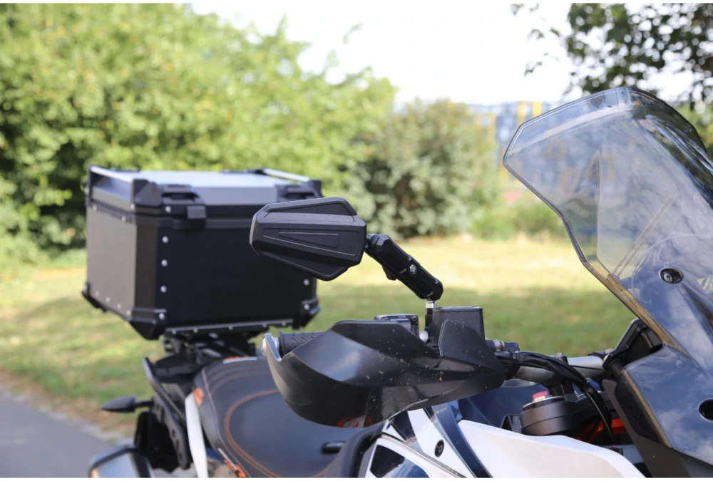 Sklopná enduro zrcátka SEFIS Travel 360°, pár (M8, M10 + objímky)