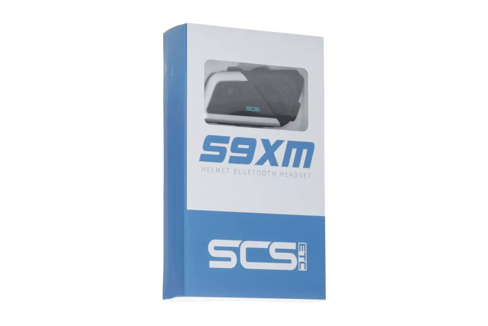 SCS S-9XM Bluetooth motocyklový interkom, dosah 1000m