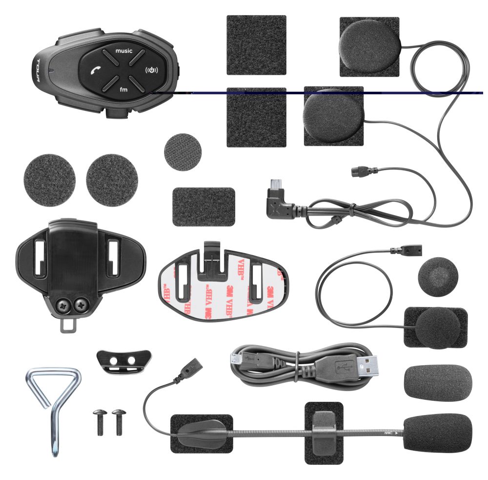Interphone Tour HD Single Pack, Bluetooth interkom na moto