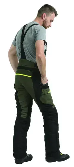 MBW MEMPHIS PANTS GREEN textilní 3-vrstvé kalhoty na motorku, DOPRAVA ZDARMA