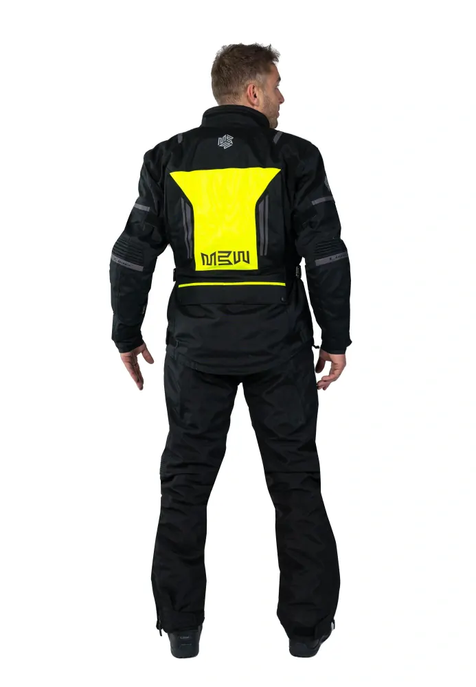 MBW ADVENTURE EVO PANTS YELLOW  textilní 3-vrstvé PÁNSKÉ kalhoty na motorku 