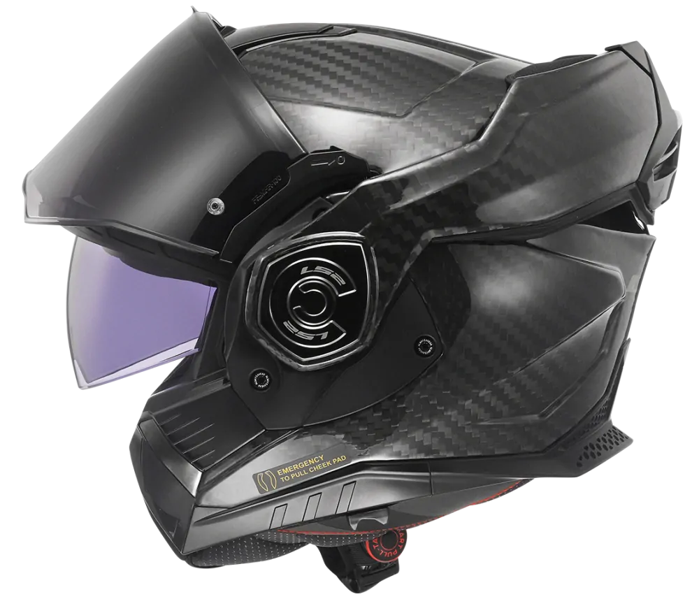 LS2 FF901 Advant X CARBON Solid, překlápěcí helma na motorku