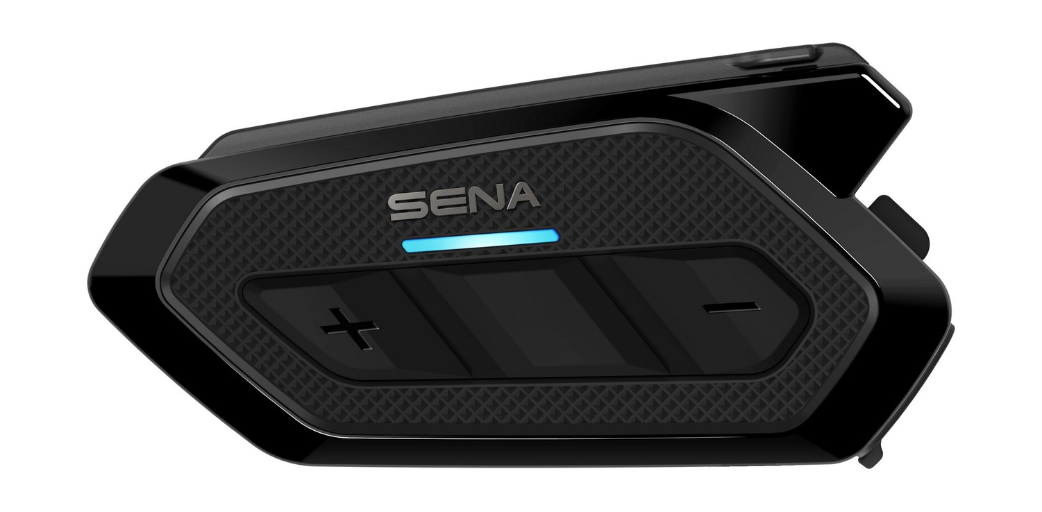 SENA Spider RT1 (dosah 2 km), Mesh interkom do helmy na motorku (sada 2 jednotek)