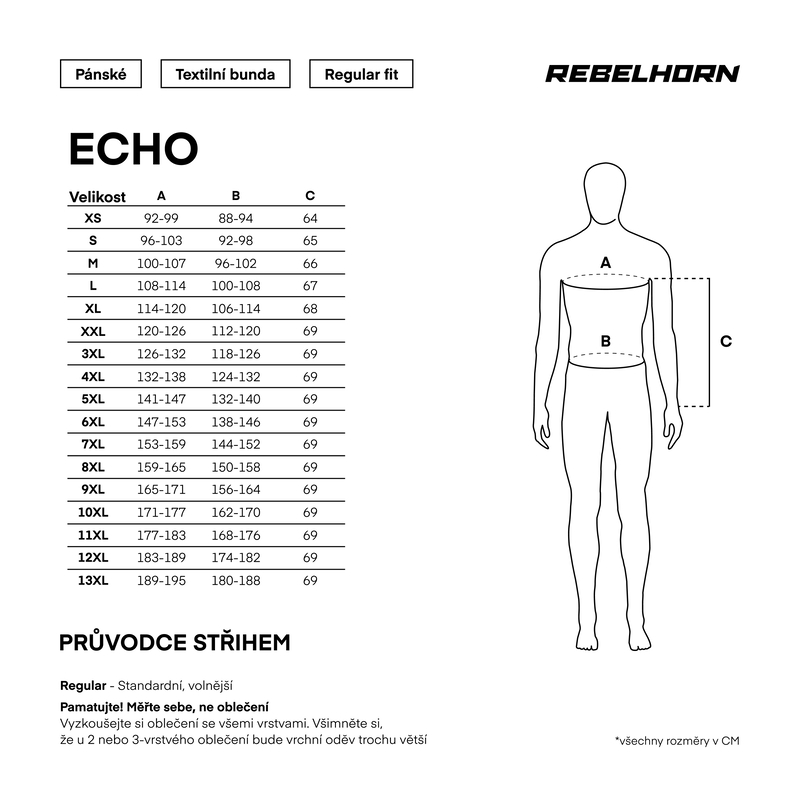 Rebelhorn ECHO BLACK/FLUO YELLOW, Mesh bunda na motorku s vyjímatelnou membránou