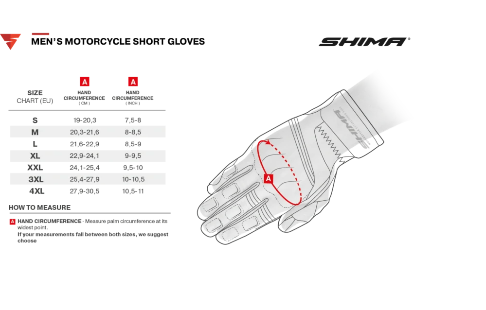 Rukavice na motorku Shima Sonic černo-bílé