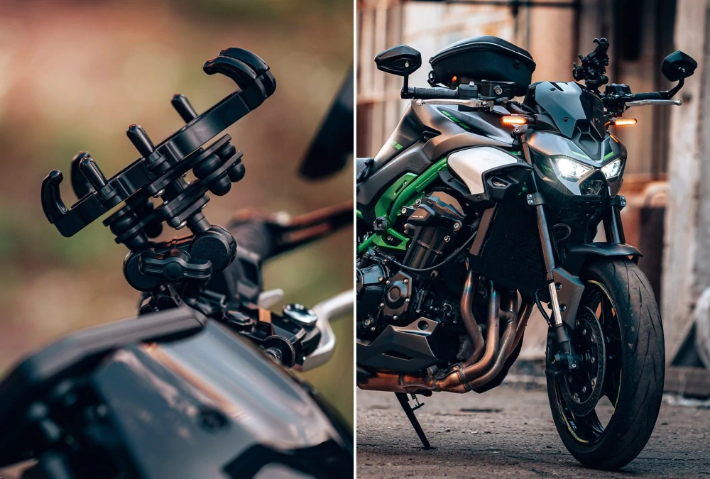 Držák telefonu na motorku SEFIS Grab, odolný s antiotřesovým adaptérem