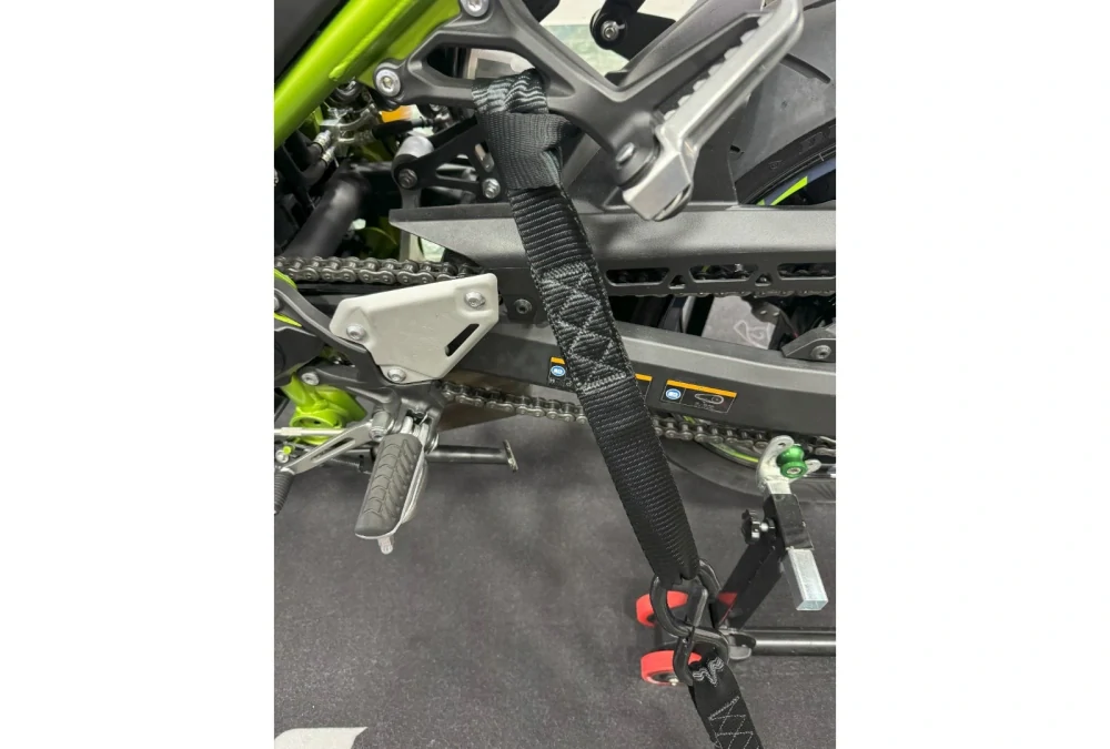 SET pro upevnění motorky SEFIS 40 upínací popruhy 4x kurtna 40mm x 240 cm 4x popruh