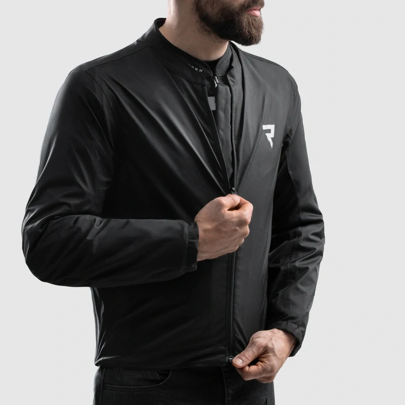 REBELHORN VANDAL 2 BLACK TEXTILE, sportovní textilní bunda na motorku (vyjímatelná membrána)